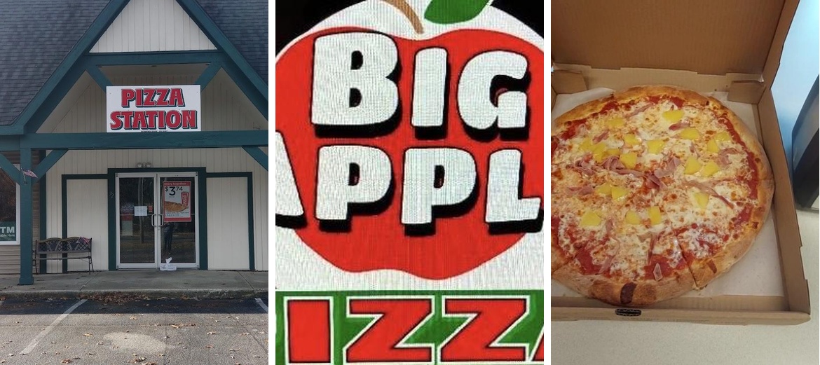 Big Apple Pizza Station Menu