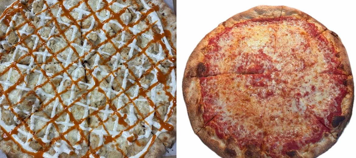 Big Apple Pizza Station Menu